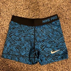 Nike pro spandex shorts
